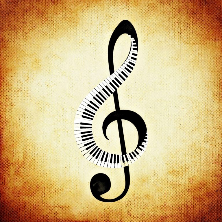 music clef in keys 768x768