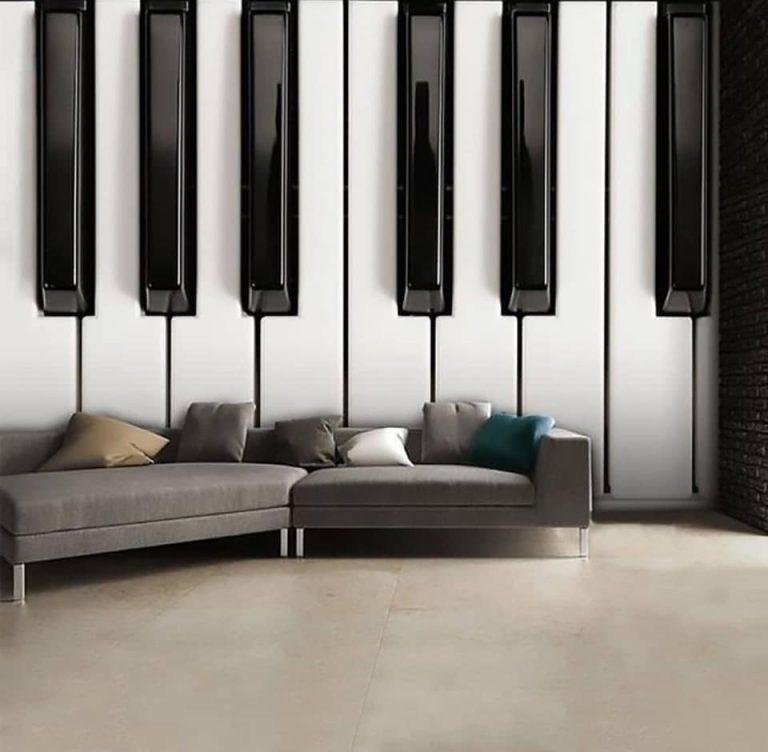 piano keyboard living room 768x752